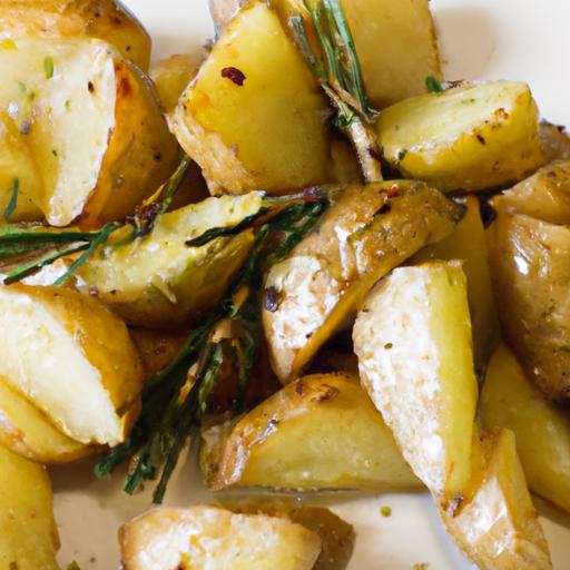 Golden Rosemary Roasted Potatoes: crispy Herb delight