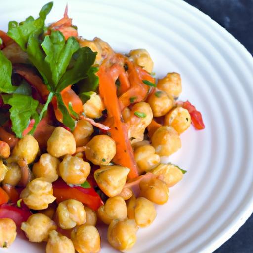 Bright & Budget-Friendly Carrot Chickpea Salad with Lemon Parsley