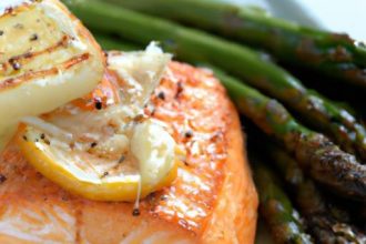 Effortless One-Pan Baked Salmon & Asparagus Delight