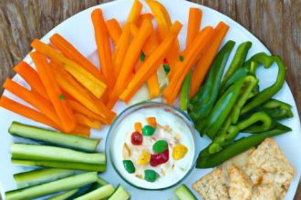 Crunchy Veggie Sticks and Dips: Healthy Snack Delights