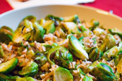 Maebells’ Crispy Brussels Sprout Fried Rice: A Gluten-Free Delight