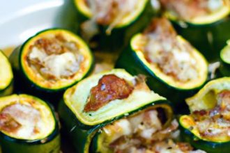 Savory Zucchini Rolls Stuffed with Meat and Rice Delight