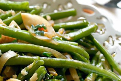 Zesty Lemon Garlic Green Beans: Vegan & Gluten-Free Delight