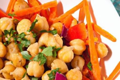 Zesty Carrot & Chickpea Salad: Budget-Friendly & Fresh