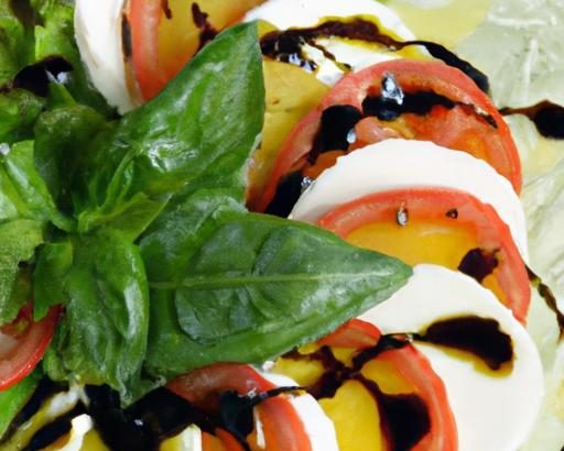 Elevate Caprese Salad with a Rich Balsamic Glaze Twist