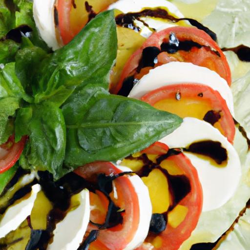 Elevate Caprese Salad with a Rich Balsamic Glaze Twist