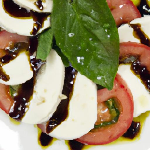 Elevate Caprese Salad with a Rich Balsamic Glaze Twist
